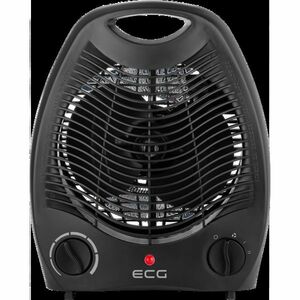ECG TV 3030 Heat R Black meleg levegő ventilátorfekete, fekete kép