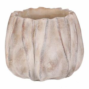 Beton virágcserép burkolat S1, szürke, 18 x 15 cm, szürke, 18 cm kép