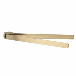 GEDY PI2388 Pirenei dupla törülközőtartó, forgatható, 35 cm, matt arany kép