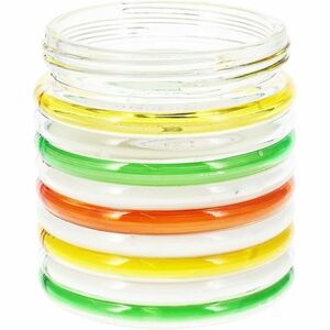 Citronella Stripes repellens gyertya, 780 g, 11 magasság 12 cm, zöld kép