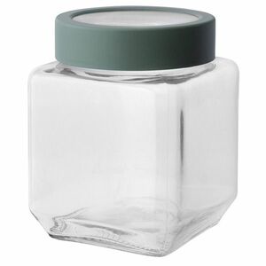 Altom Üveg szögletes doboz fedéllel 500 ml, zöld, 500 ml kép