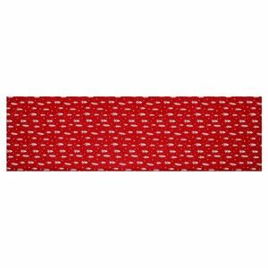 Karácsonyi futószőnyeg Fenyőfák 40 x 150 cm, piros kép