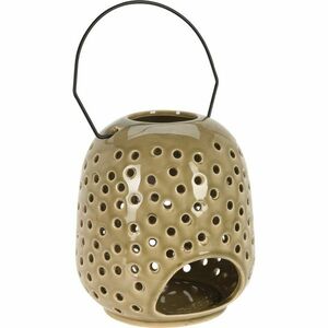 Dots kerámia lámpás zöld, 15 x 23 cm kép