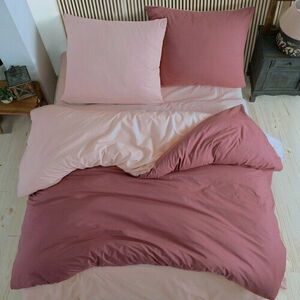 Bedtex Pamut ágynemét Color régi rózsaszín, 140 x 200 cm, 70 x 90 cm kép