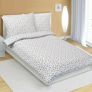 Bellatex Rózsa flanel ágyneműhuzat piros, 140 x 220 cm, 70 x 90 cm, 140 x 220 cm, 70 x 90 cm kép