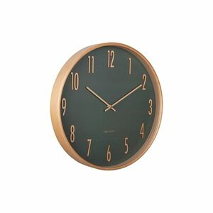 Karlsson 5996GR design falióra zöld, 40 cm átmérővel kép