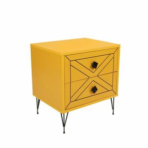 Luna Yellow éjjeliszekrény, sárga kép