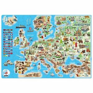 Popular puzzle Európa térképe, 160 darab kép