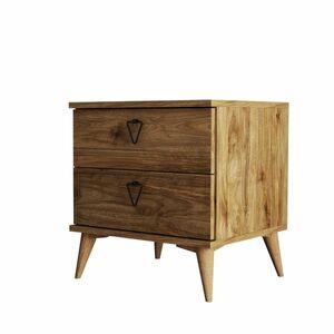 Versa-Ce Walnut éjjeliszekrény, sötétbarna kép