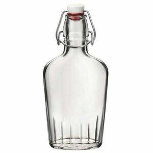 Bormioli Rocco Üvegpalack Fiaschetta klipszeszárral, 250 ml kép