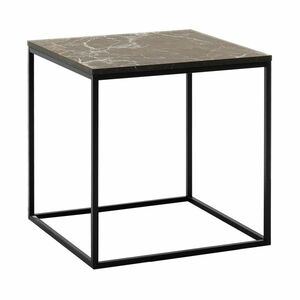 Black Marble kisasztal, fekete kép