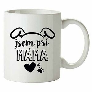 Bohemia Gifts Kerámia bögre - Jsem psí máma(Kutyusos anyuka), 350 ml kép