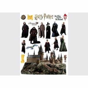 Harry Potter Roxfort öntapadós dekoráció, 65 x 85 cm kép