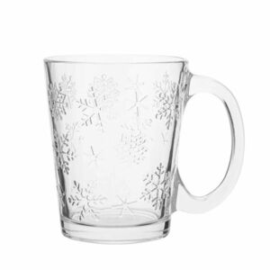 Altom Üveg bögrék Snowflakes 300 ml kép