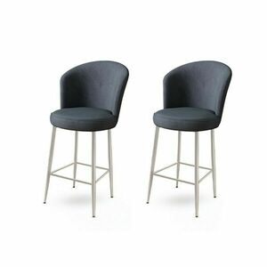 Alte Anthracite bárszék szett, 2 db, antracit, 2 db kép