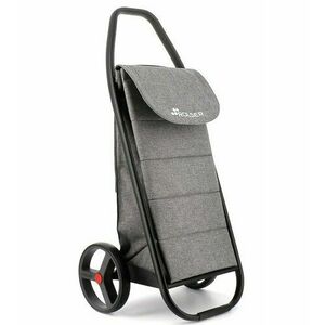 Rolser Com Polar 8 Black Tube bevásárlótáska kerekeken, szürke, szürke kép