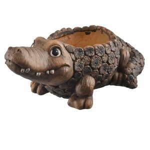 InDecor Kerámia virágcserép krokodil Rona, 51 x 28x 21 cm kép