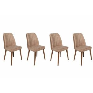 Alfa Beige étkezőszék szett, 4 db, bézs kép