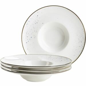 Mäser 4 részes gourmet tányérkészlet Pintar Whitekék pöttyös 26 cm, kék kép