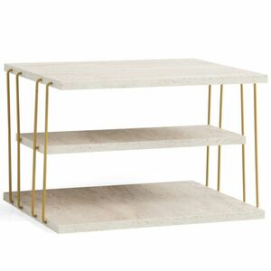 Lifon Gold Travertine kisasztal, arany kép