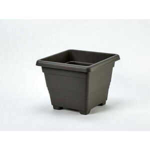 Plastia Virágcserép Begonia 60 x 60, antracit, antracit kép