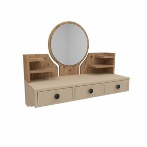 Polina Beige kozmetikai asztal, természetes kép