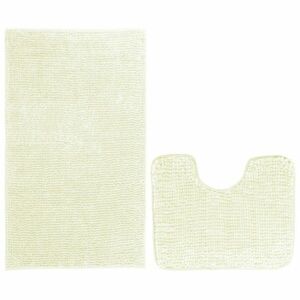 Restilo Bati fürdőszobai kilépő szett, fehér, 2 db, 50 x 80 cm, 40 x 50 cm kép