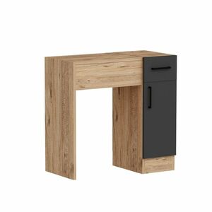 Inci Anthracite kozmetikai asztal, antracit kép
