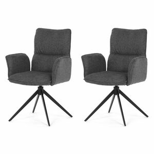 DCH-D1328 GREY2 étkezőszék szett, 2 db, szürke kép