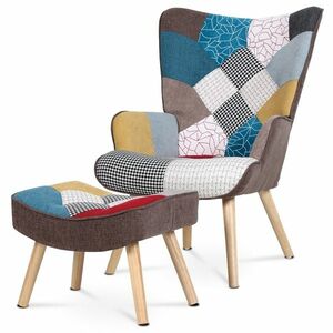Fülkés fotel PW2, patchwork kép