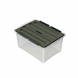 Multibox rögzített fedéllel Eco 30 l, fekete fedél, 30 l kép