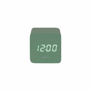Karlsson 5982GR design LED óra ébresztővel, zöld, 7 cm kép
