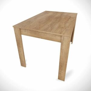 Single Caucasian Oak étkezőaszta, természetes kép