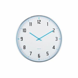 Karlsson 5969BB design falióra, kék, átmérő 40 cm kép