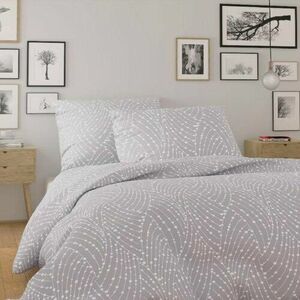 Kvalitex pamut ágynemű Nordic Astra szürke, 140 x220 cm, 70 x 90 cm, 140 x 220 cm, 70 x 90 cm kép