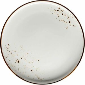 Mäser Pintar White sekély tányér, barna pöttyös, 27 cm, barna kép