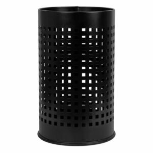 Alda Officer perforált szemetes 18 l, fekete, fekete, 18 l kép
