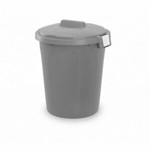 Hulladékgyűjtő szemetes, 25 L, szürke, szürke, 25 l kép