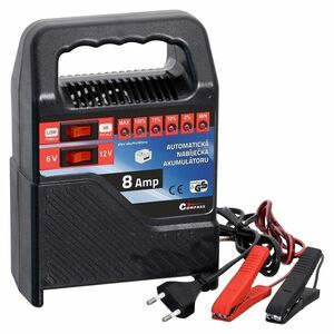 Compass hordozható akkumulátortöltő 8 Amp, 6/12 V kép