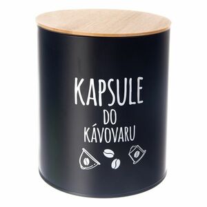 Orion Fémdoboz kapszulákhoz, kávéfőzőhöz, Black kép