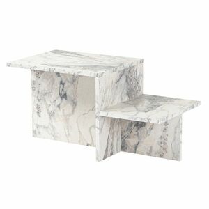 Harmony Fressia Marble dohányzóasztal, világosszürke kép