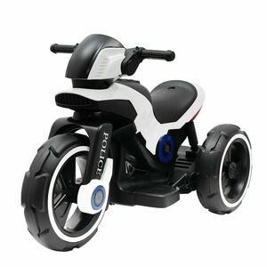 Baby Mix Gyerek elektromos motor Policefekete-fehér, 100 x 50 x 61 cm kép