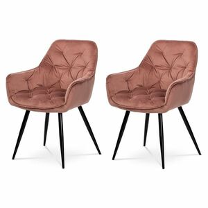 DCH-421 PINK4 étkezőszék szett, 2 db, régi rózsaszín kép