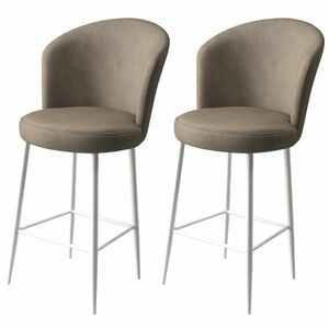 Fora Cappuccino és White bárszék szett, 2 db, kávé, 2 db kép