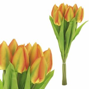 Tulipán 7 művirág, sárga, 15 x 15 x 35 cm kép
