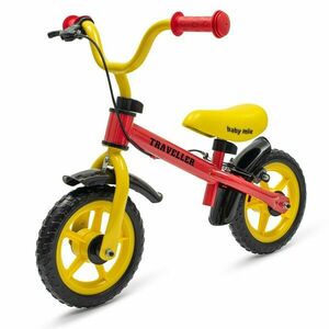 Baby Mix Traveller gyerek egyensúlyi kerékpár fékkel, piros kép