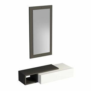 Vien Anthracite dekor polc, antracit kép