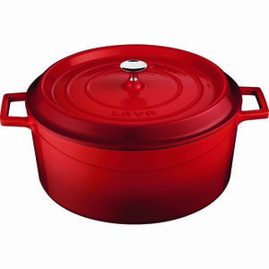 LAVA Metal Öntöttvas edény, átmérő 10 cm, piros, 0, 35 l kép