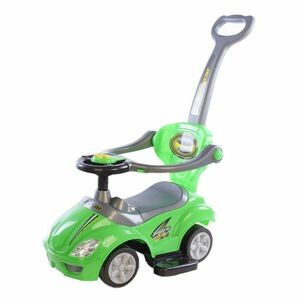 Baby Mix Mega Car 3 az 1-ben futóbicikli vezetőrúddal, zöld, zöld kép