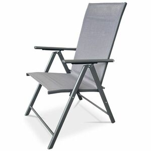 Autronic Kerti szék, fém, textil, szürke, AZC-S1116 GREY kép